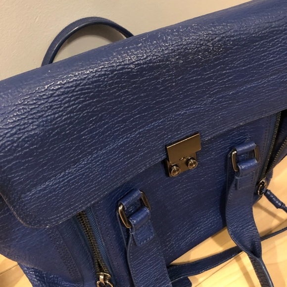 3.1 PHILLIP LIM Medium Pashli Satchel Cobalt Blue - Picture 3 of 8